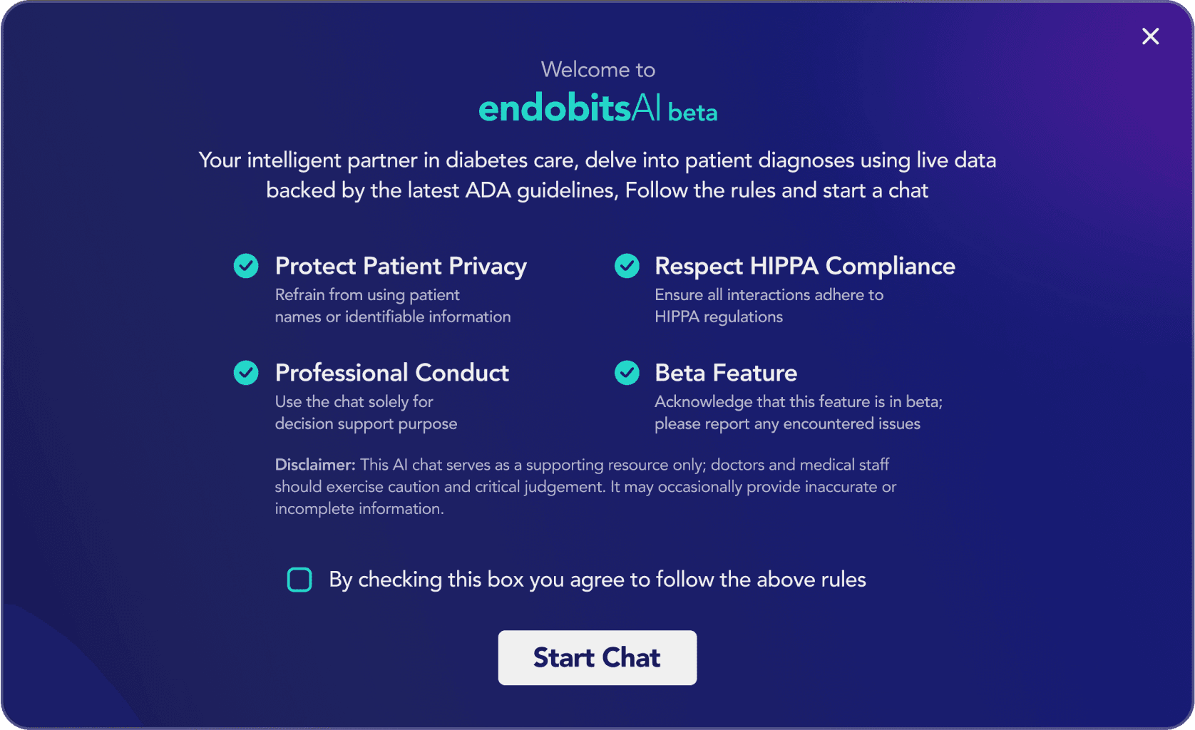 EndobitsAI interface